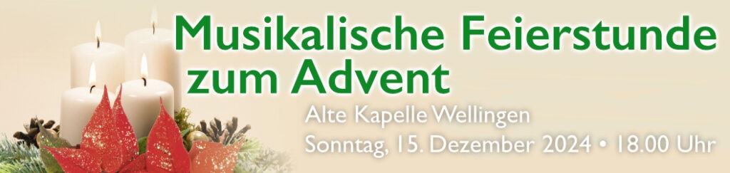 Musikalische Feierstunde zum Advent mit Ton:art